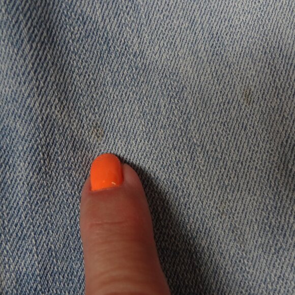 VINTAGE BLUES AMERICA EMBROIDERED FLOWER WOMENS JEAN SIZE 6 28 L241 (SPOT C PIC) - Picture 4 of 8